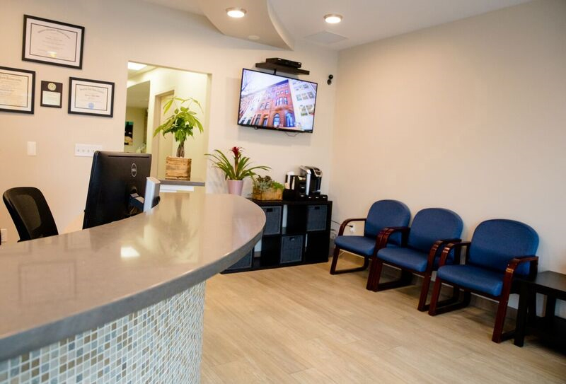 office reception desk