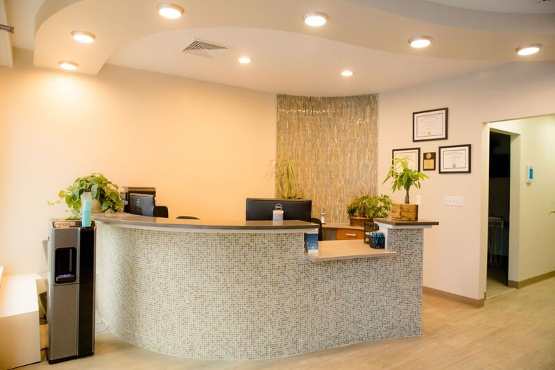 office reception desk